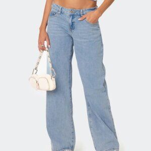 Raelynn Washed Low Rise Jeans